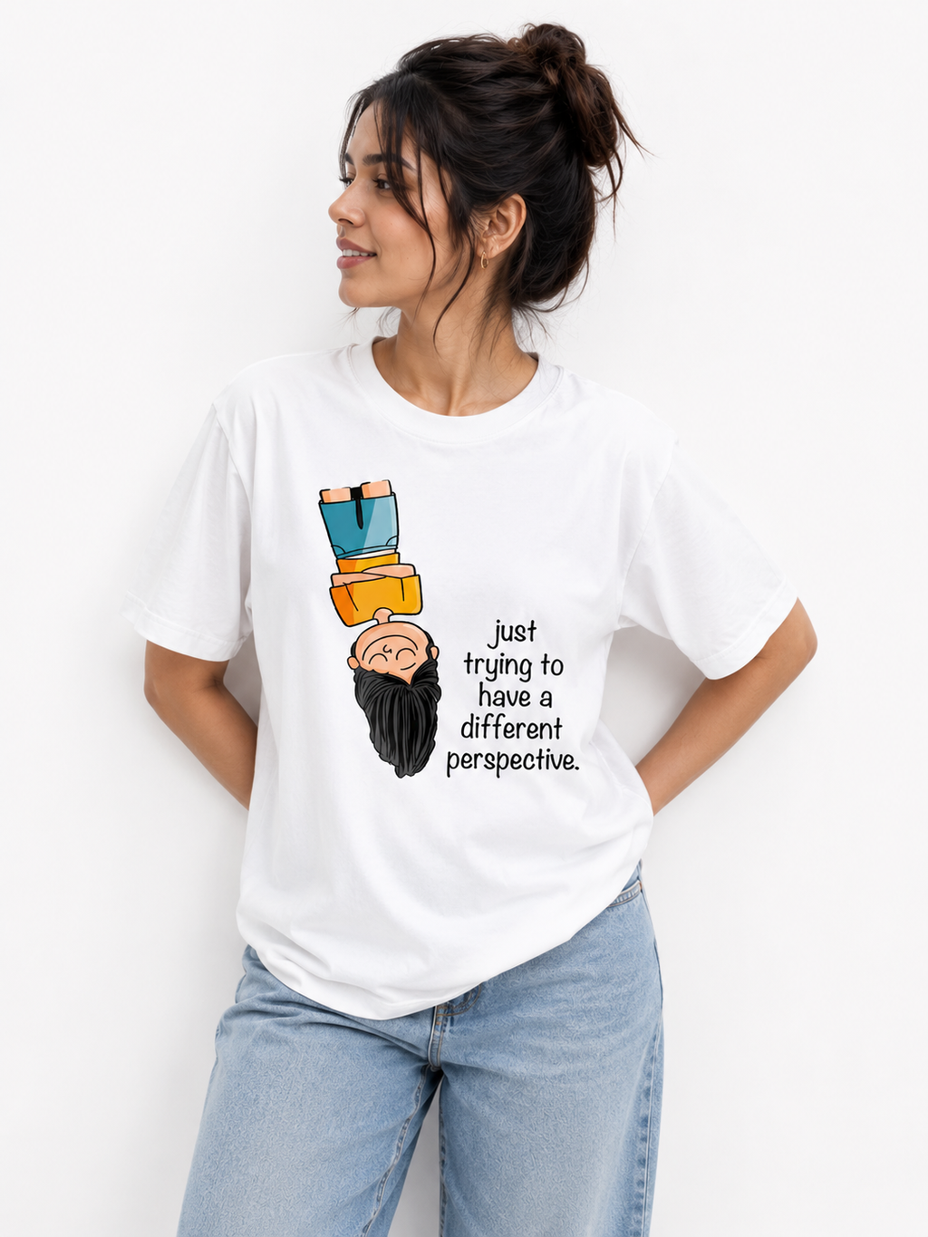 Just Trying To Have A Different Perspective Oversized T-Shirt