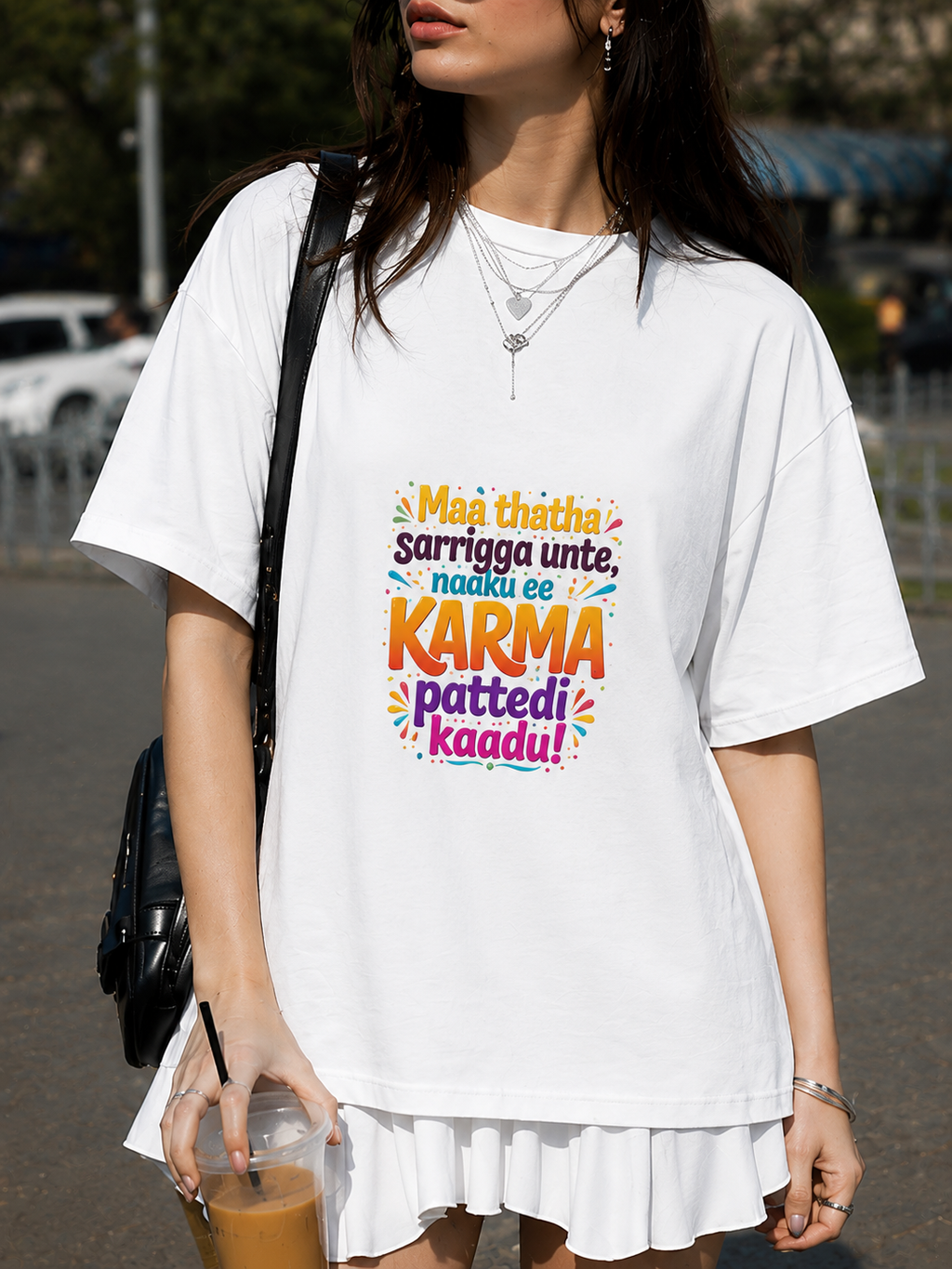 Maa Thatha Oversized T-Shirt